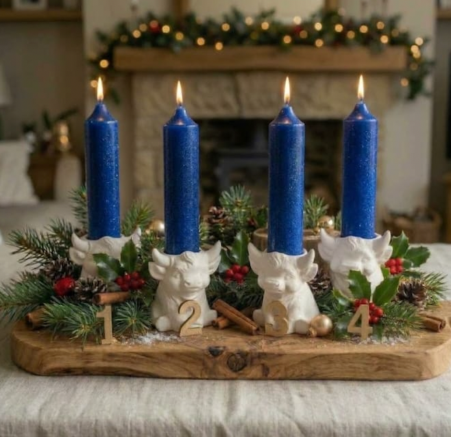Adventskranz-Deko